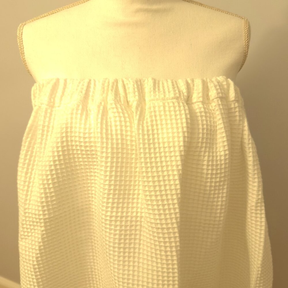 White Waffle Bath Wrap 3X/4X